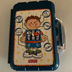 Vintage Fisher-Price Toy Blue Doctor Case by Mattel, Inc.